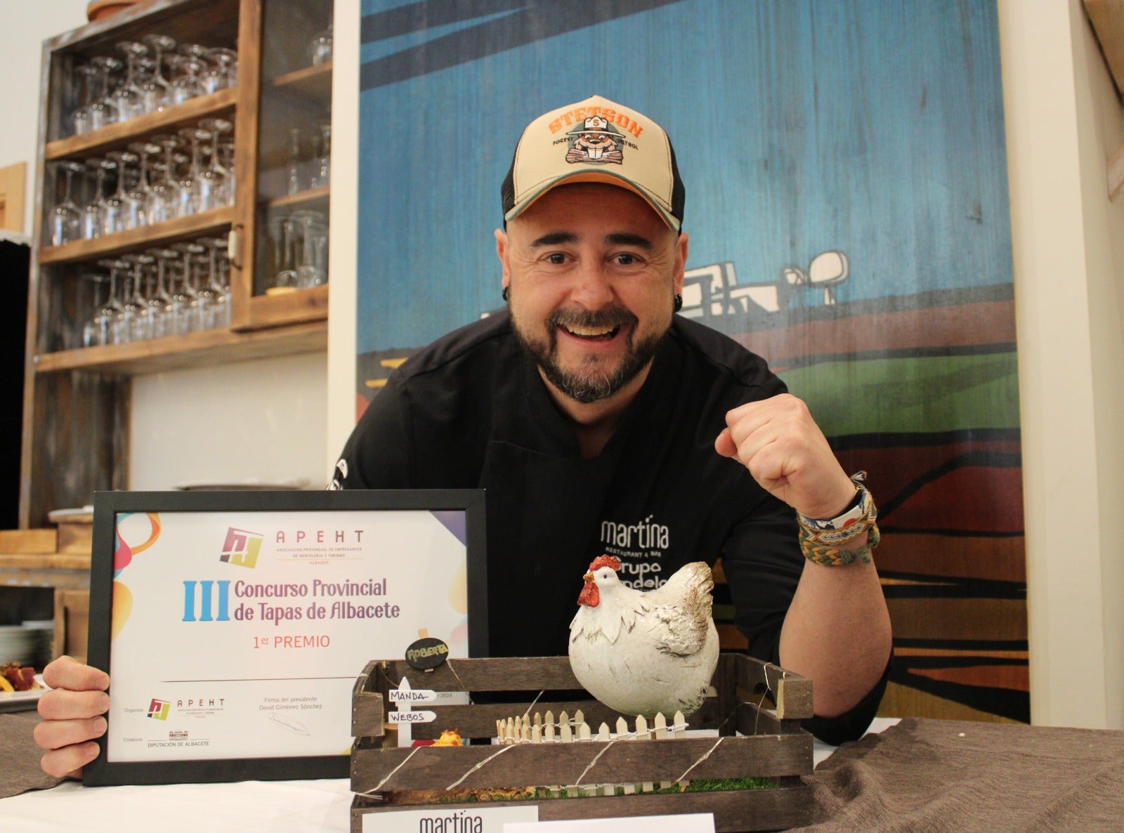 "Manda Webos" , la tapa de García Albuger, de Martina, que representará a Albacete en el Concurso Nacional "Manda Webos" , la tapa de García Albuger, de Martina, que representará a Albacete en el Concurso Nacional