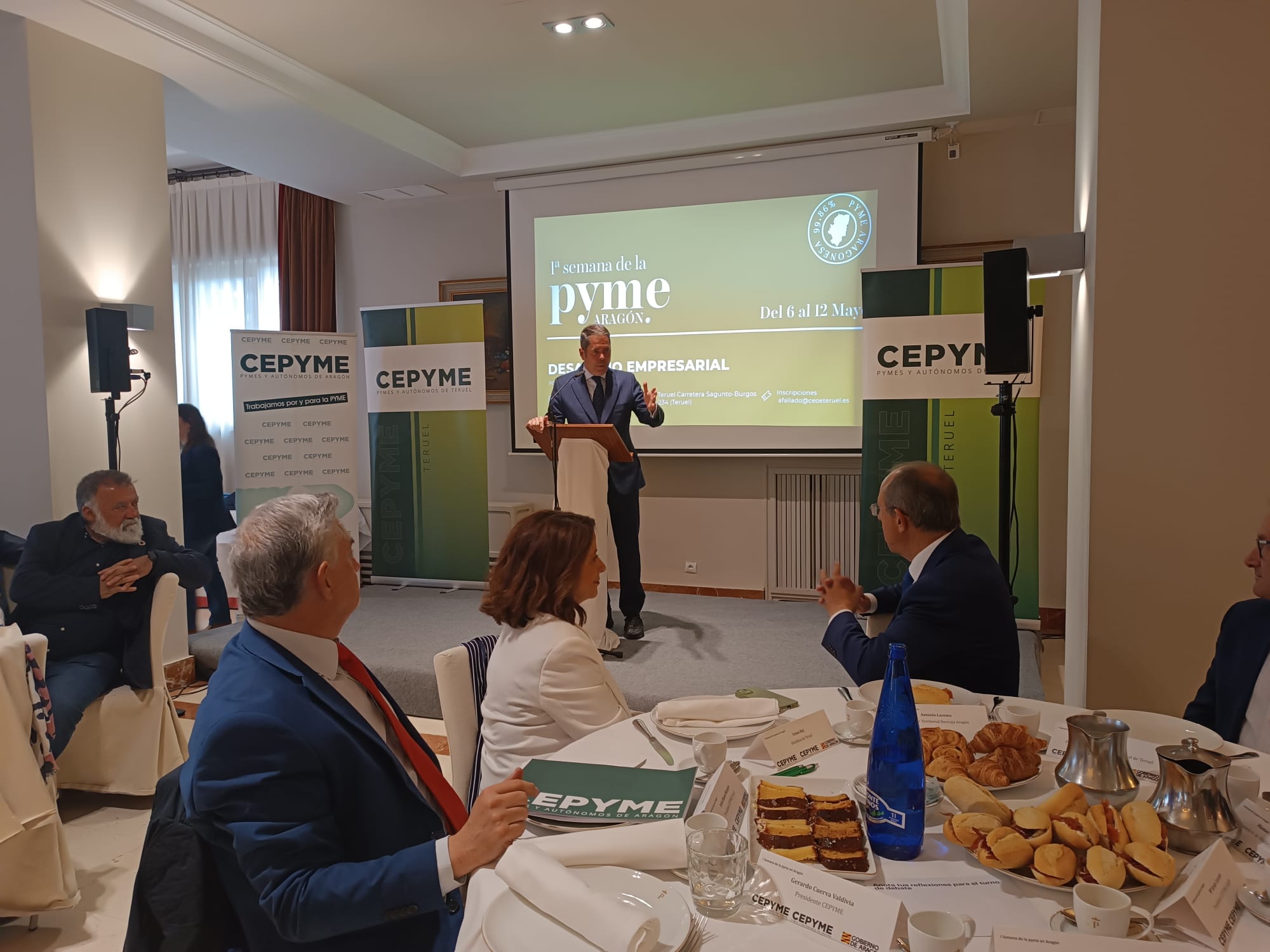 El presidente nacional de CEPYME se reúne con los empresarios de Teruel El presidente nacional de CEPYME se reúne con los empresarios de Teruel