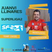 Juanvi Llinares será el técnico del primer equipo del CV Finestrat en Superliga 2