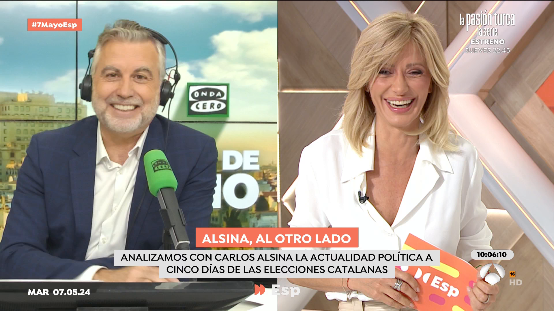 Alsina, sobre la campaña electoral en Cataluña: "Plantear las elecciones como un plebiscito sobre Sánchez no hace un gran favor al PSC" Alsina, sobre la campaña electoral en Cataluña: "Plantear las elecciones como un plebiscito sobre Sánchez no hace un gran favor al PSC"