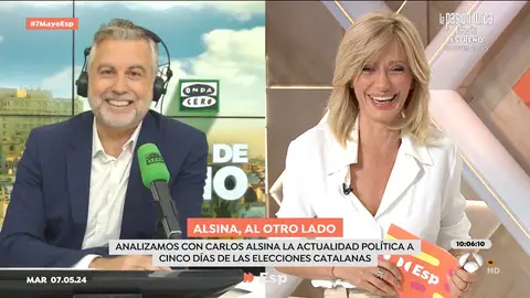 Carlos Alsina y Susanna Griso 07/05/2024 Más de uno