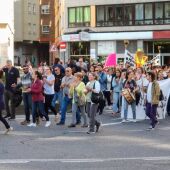 Manifestacion padres conserjes Vigo