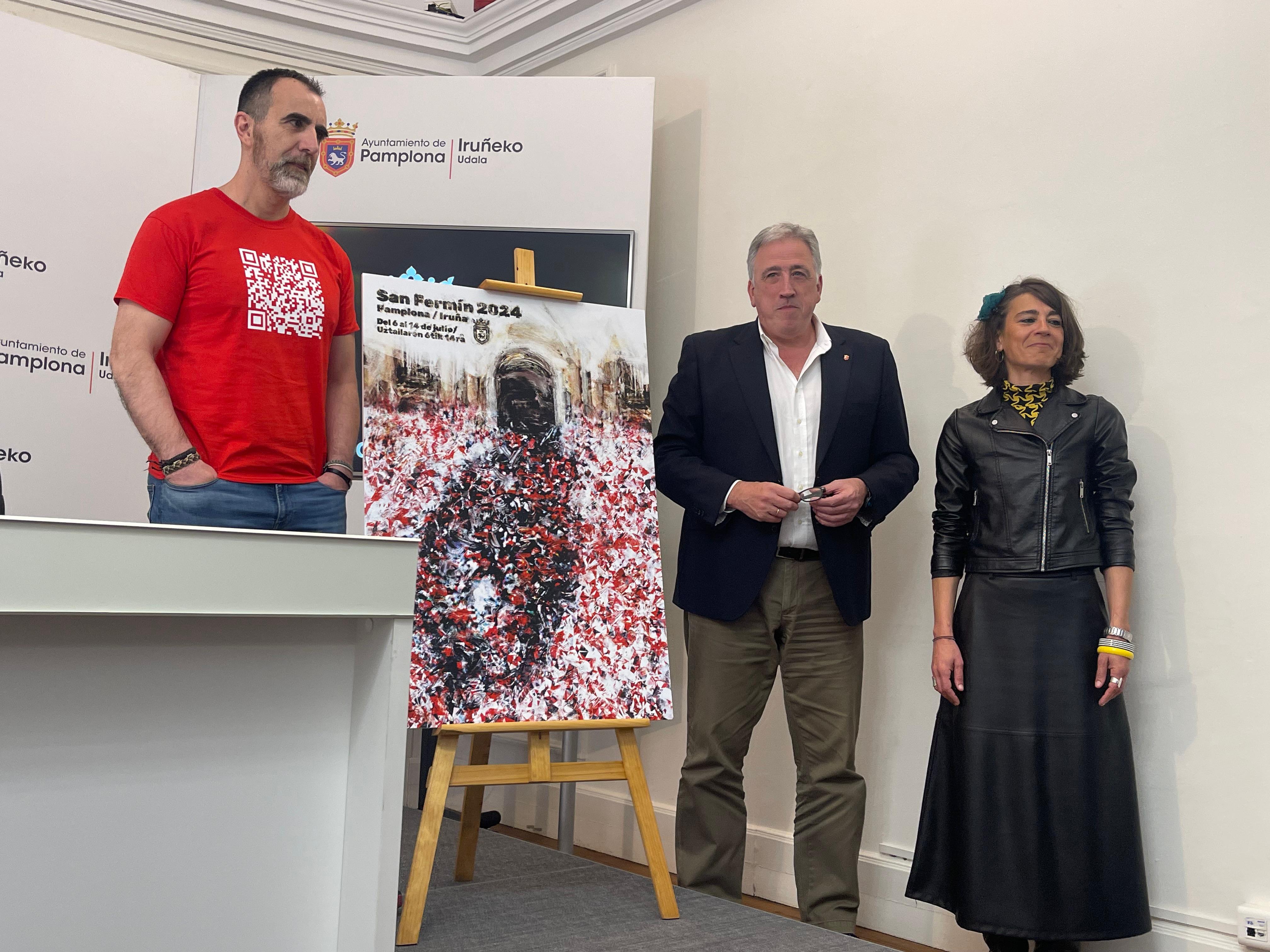 ‘Gaiteros’, con una imagen de su salida a la Plaza Consistorial tras el Chupinazo, anunciará las fiestas de San Fermín 2024 ‘Gaiteros’, con una imagen de su salida a la Plaza Consistorial tras el Chupinazo, anunciará las fiestas de San Fermín 2024