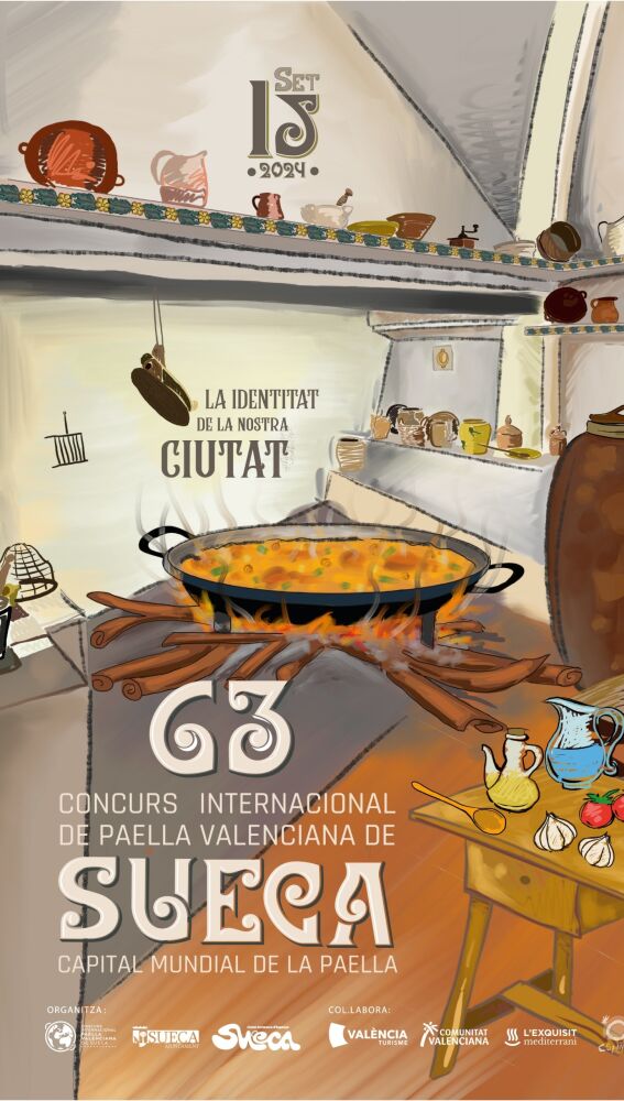 Cartel Concurso Paellas Sueca 2024