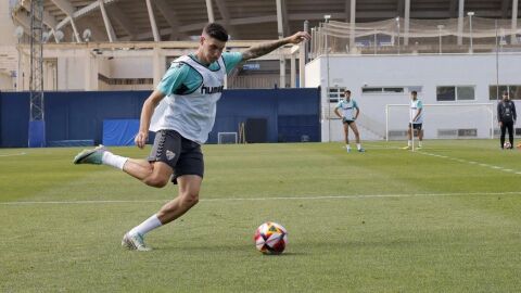 Roberto, jugador del M&aacute;laga CF