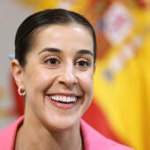 Carolina Marín, feliz tras enterarse de que ha sido galardonada con el Premio Princesa de Asturias