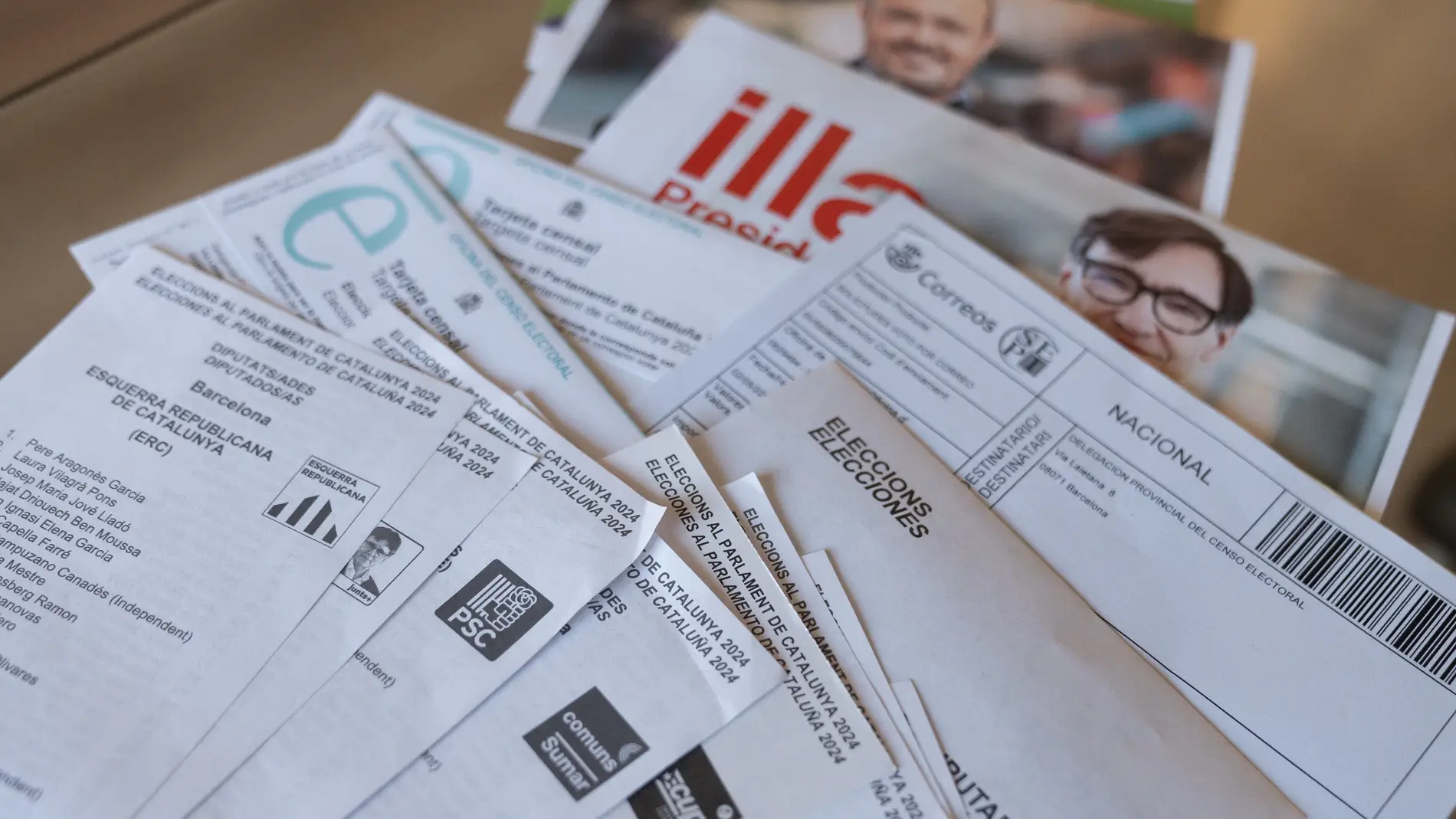 Voto por correo en las elecciones catalanas