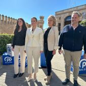 Alicia Vinaixa, Marga Prohens, Rosa Estaràs y Dani Marí participan en un acto preelectoral del PP de les Illes Balears