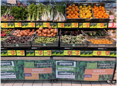 Alcampo Mallorca incorpora verduras ecológicas a granel y productos de kilómetro cero llegados directos del campo Alcampo Mallorca incorpora verduras ecológicas a granel y productos de kilómetro cero llegados directos del campo