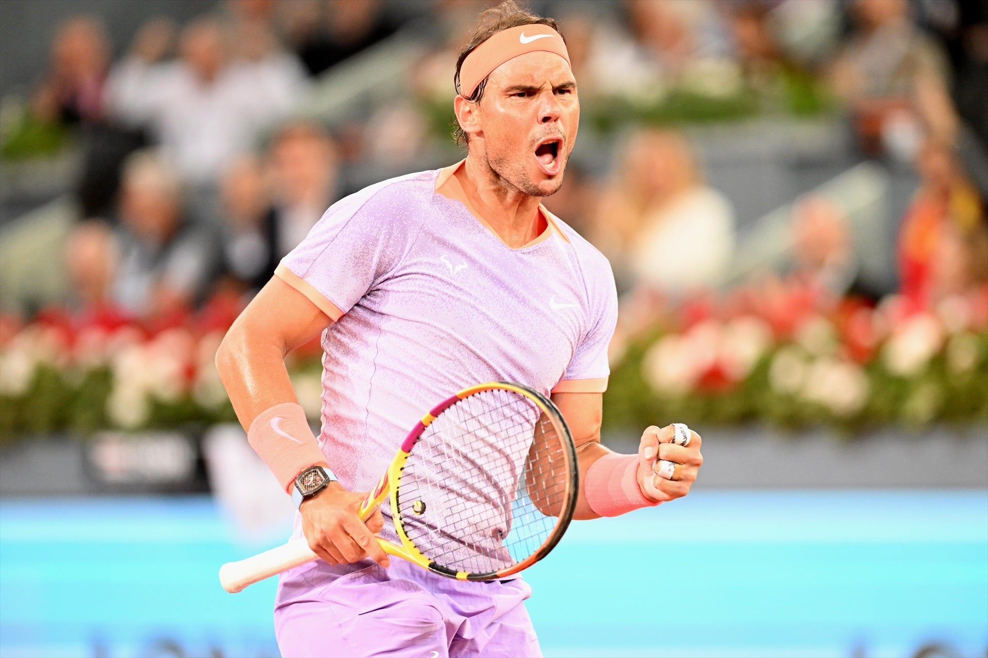 Nadal arranca en Roma con un sufrido triunfo ante Bergs Nadal arranca en Roma con un sufrido triunfo ante Bergs