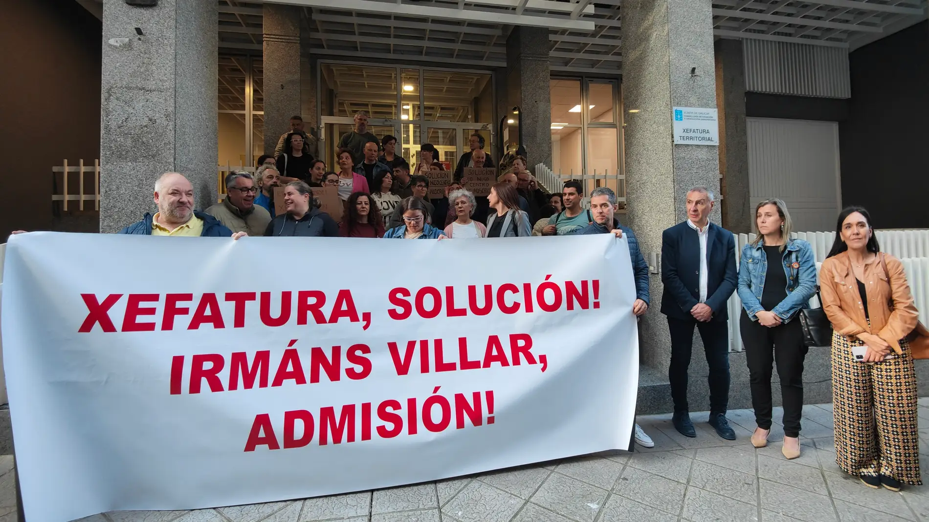 Concentración da Anpa Irmáns Vilar de Ourense