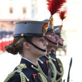 La Princesa Leonor en el 40 aniversario de la jura de Bandera del Rey Felipe VI en Zaragoza