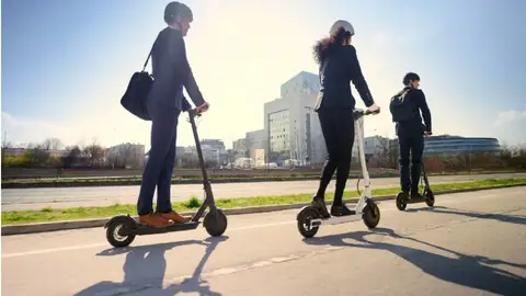 Usuarios de patinetes Usuarios de patinetes