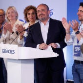 El candidato del PP a la presidencia de la Generalitat, Alejandro Fernández