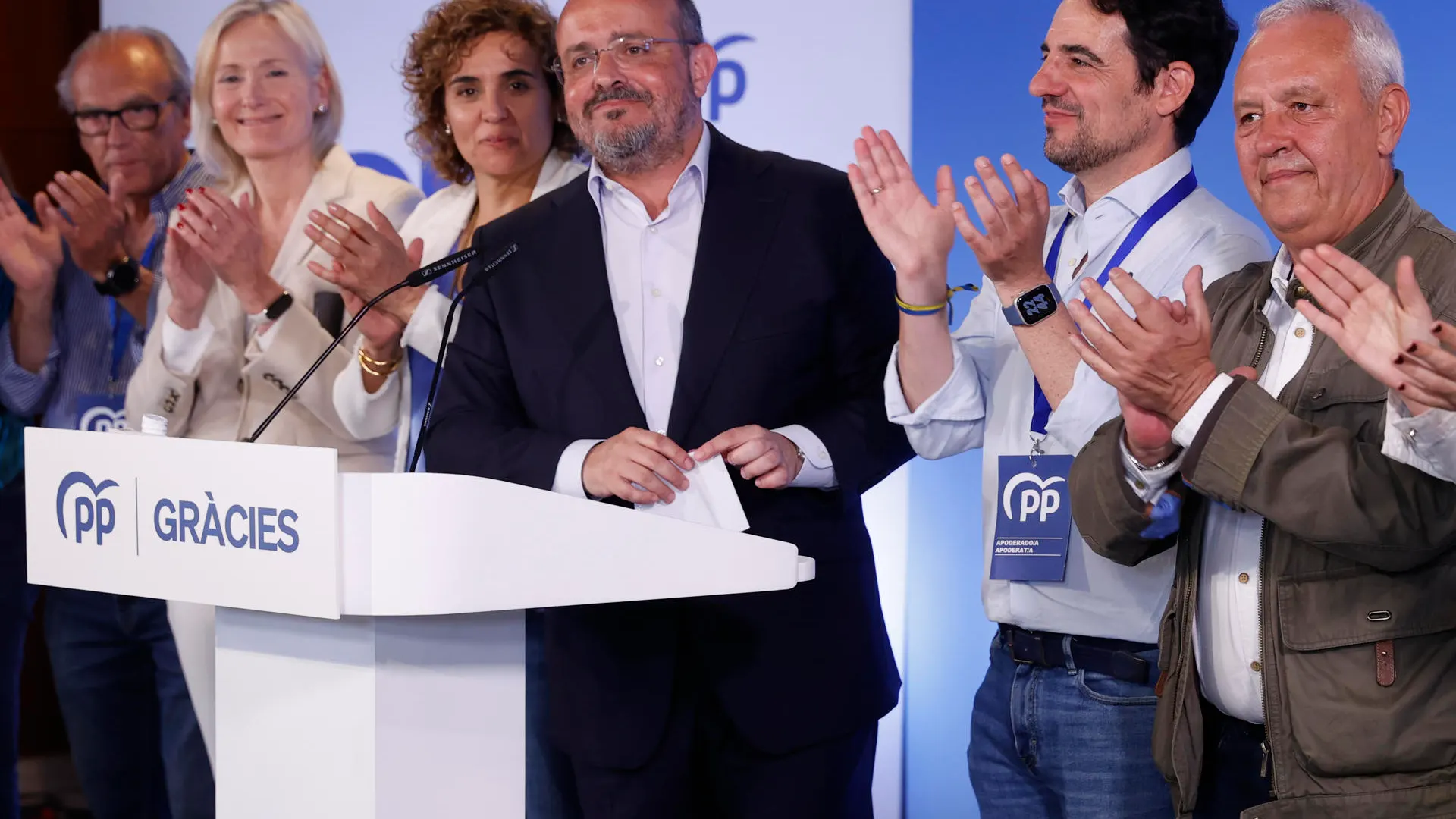 El candidato del PP a la presidencia de la Generalitat, Alejandro Fernández El candidato del PP a la presidencia de la Generalitat, Alejandro Fernández