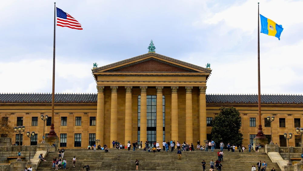Las famosas escaleras de Rocky, Museo de Arte de Filadelfia