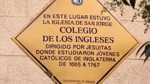 Placa Colegio de los ingleses