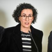 Imagen de archivo de Marta Rovira, en declaraciones a los medios.