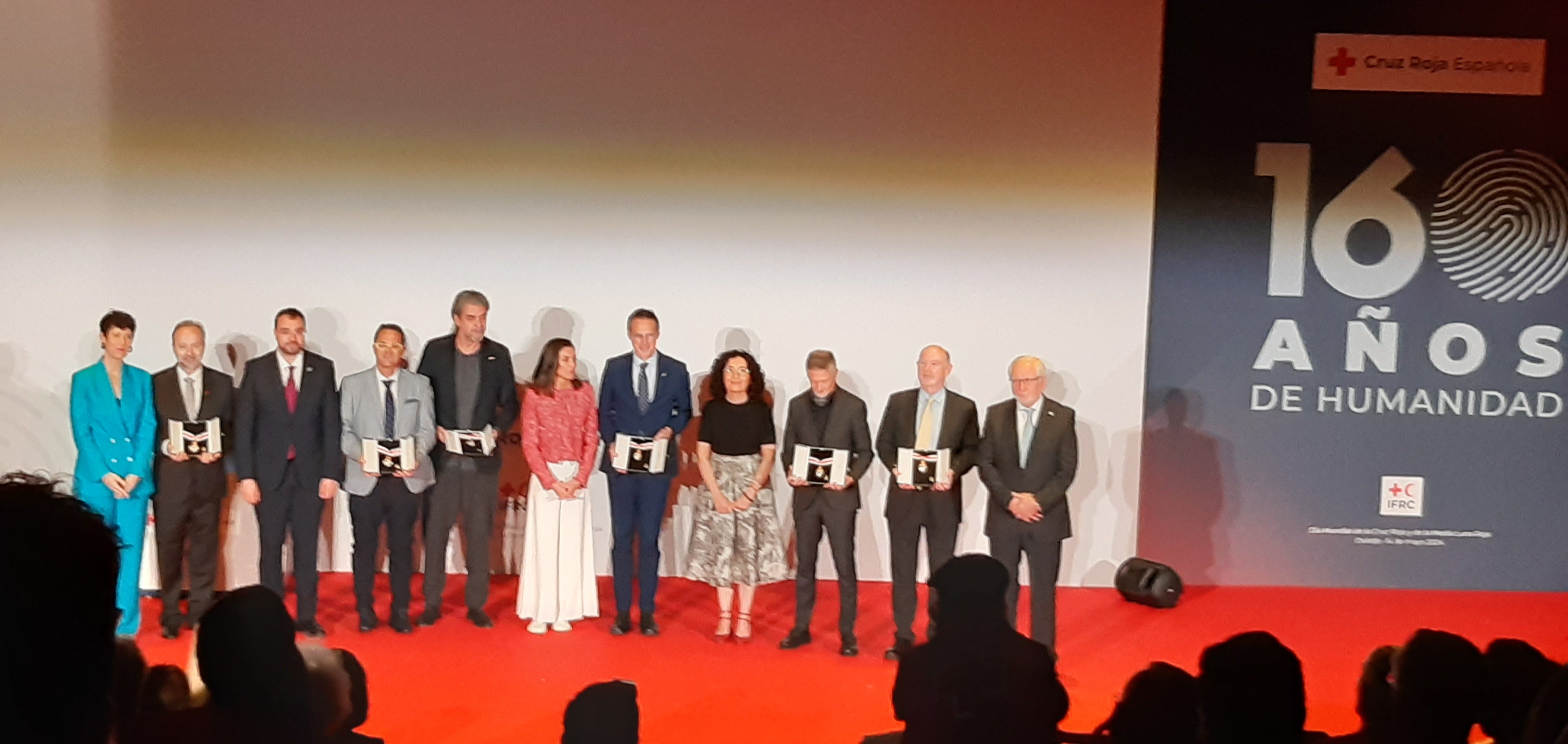 La reina Letizia reconoce "el único horizonte de mitigar el sufrimiento humano" de la entidad internacional La reina Letizia reconoce "el único horizonte de mitigar el sufrimiento humano" de la entidad internacional