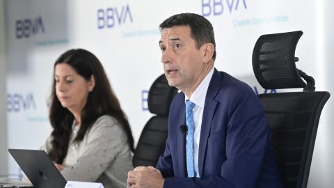 El responsable de análisis económico de BBVA Research, Rafael Doménech, presenta el informe sobre la situación económica de la Comunitat Valenciana