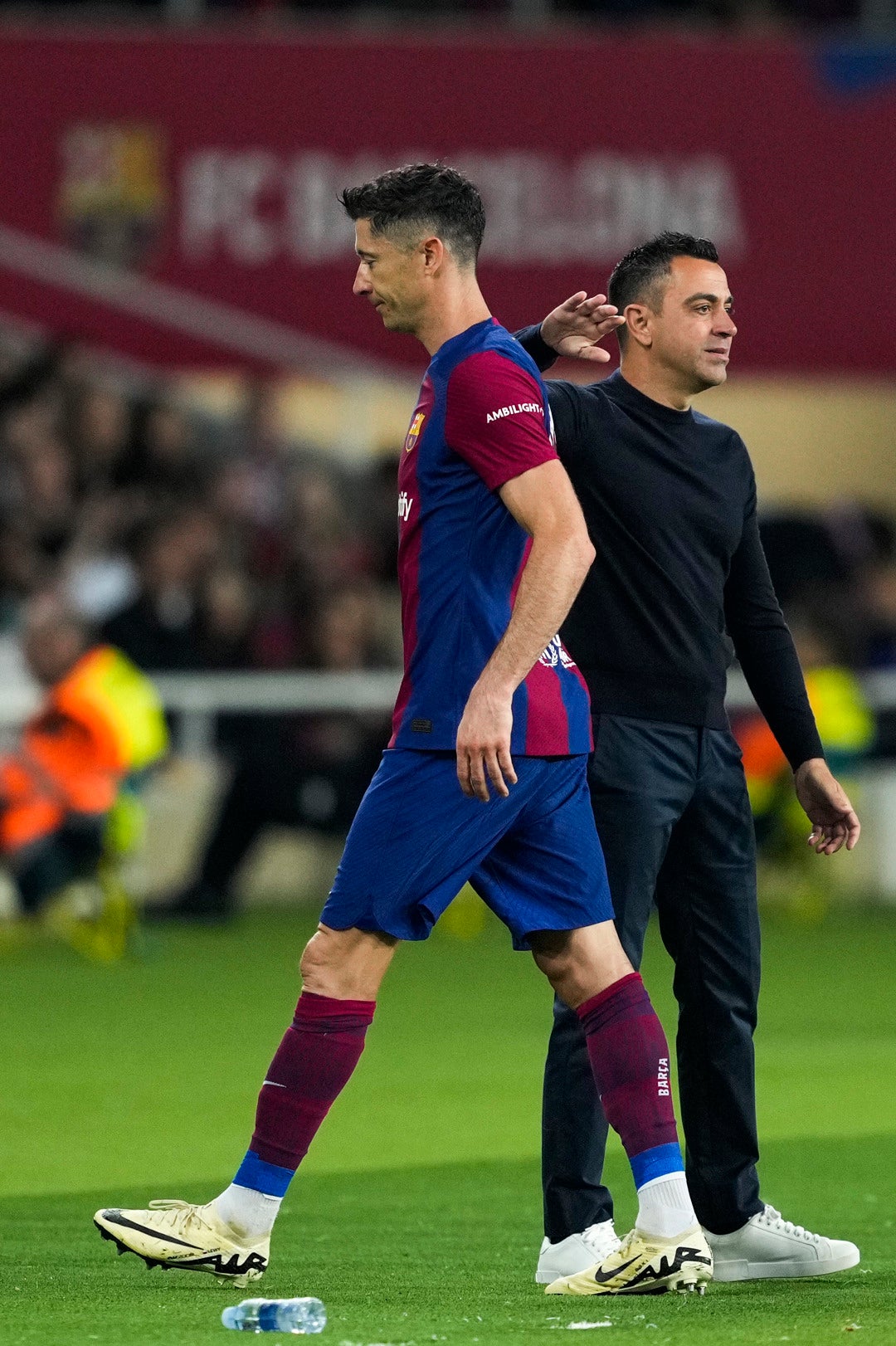 Xavi: "Entiendo el enfado de Lewandowski" Xavi: "Entiendo el enfado de Lewandowski"