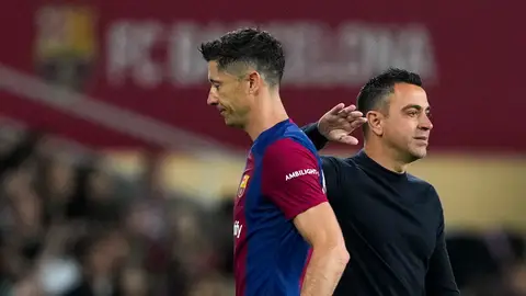 Xavi: "Entiendo el enfado de Lewandowski" Xavi: "Entiendo el enfado de Lewandowski"