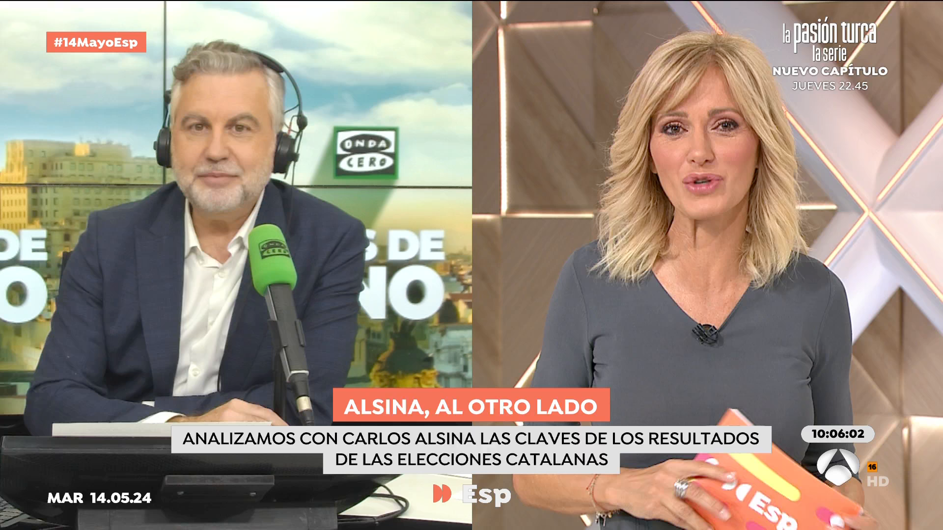 Alsina, sobre el futuro político en Cataluña: "En estos días habrá que diferenciar el PSC del PSOE" Alsina, sobre el futuro político en Cataluña: "En estos días habrá que diferenciar el PSC del PSOE"