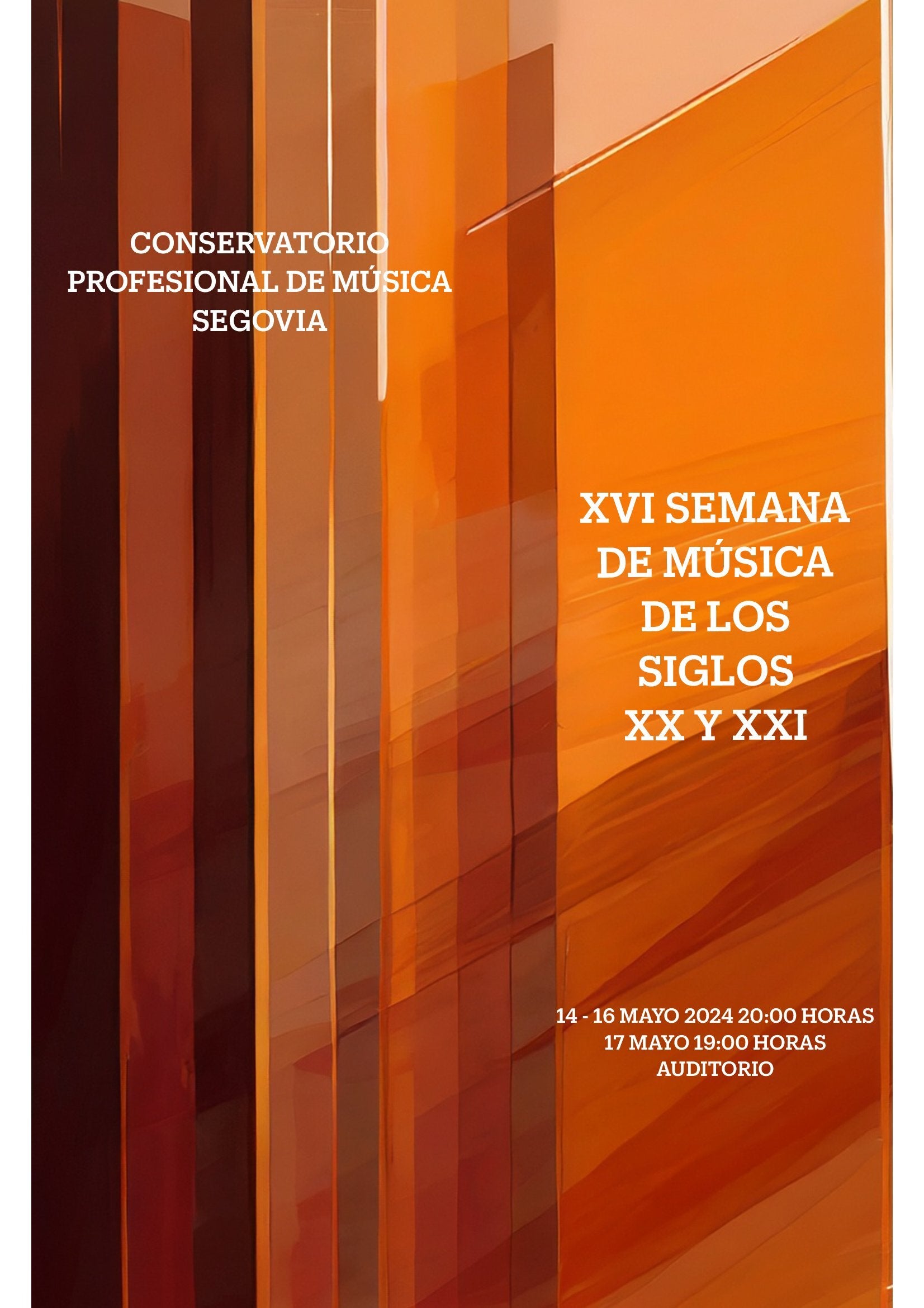Hoy comienza la semana de Música de los siglos XX y XXI en el Conservatorio Hoy comienza la semana de Música de los siglos XX y XXI en el Conservatorio