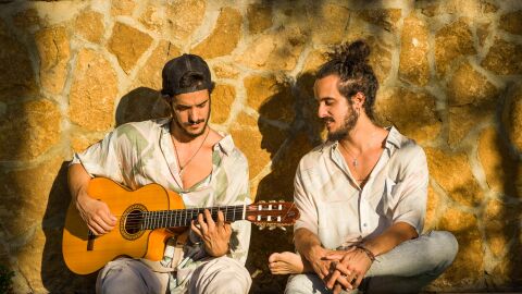 Imagen del grupo Los Morochos. 