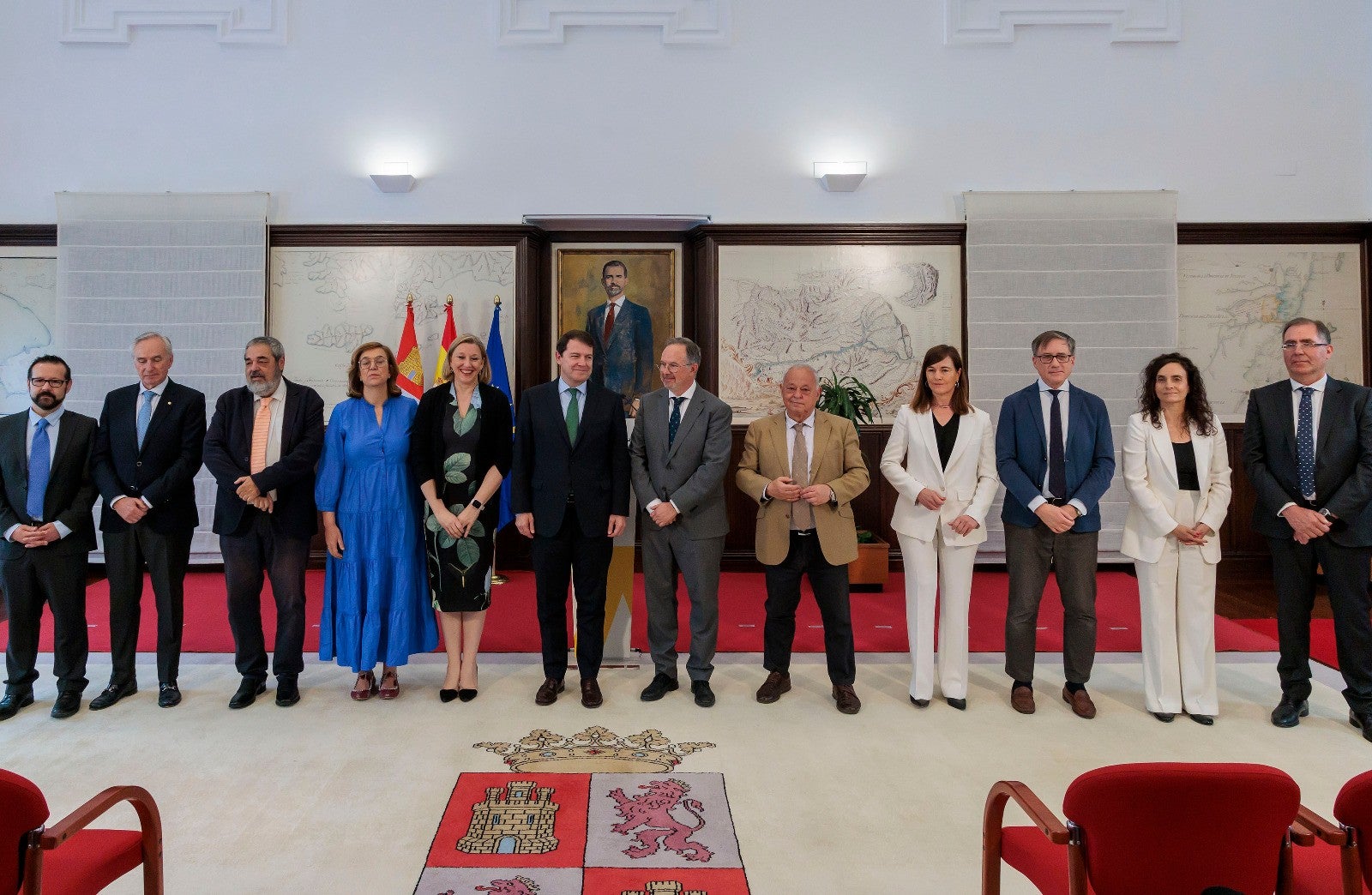 Mañueco pone en valor al patrimonio cultural durante su encuentro con la Fundación Santa María la Real Mañueco pone en valor al patrimonio cultural durante su encuentro con la Fundación Santa María la Real