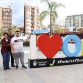 Onda suma un nuevo atractivo turístico con las letras 'I Love Onda' en Plaza España