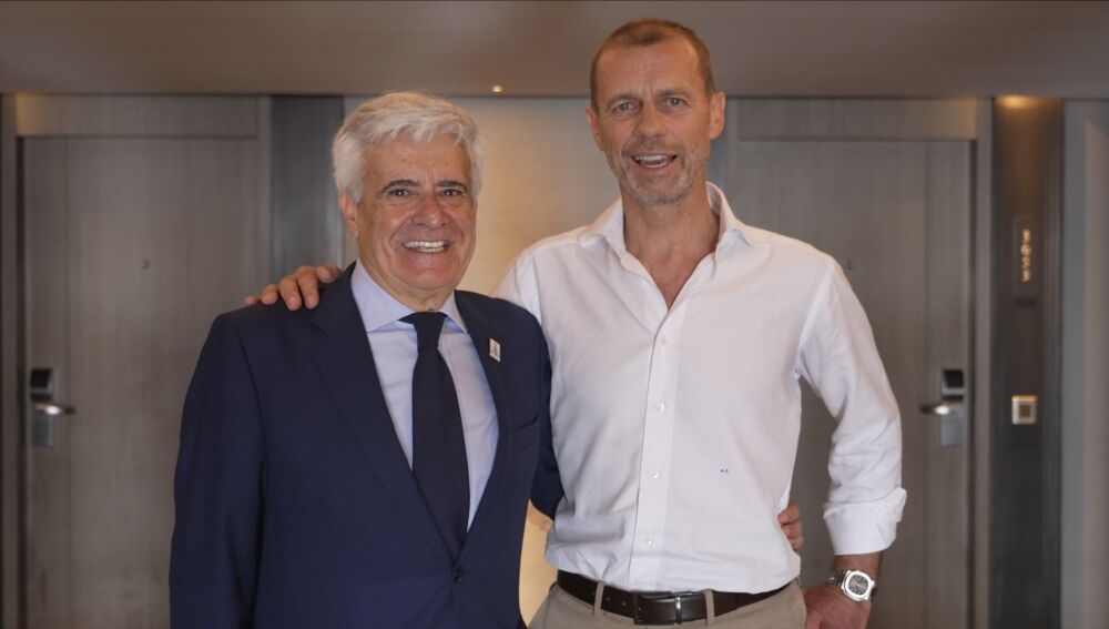 Pedro Rocha y Alexander Ceferin