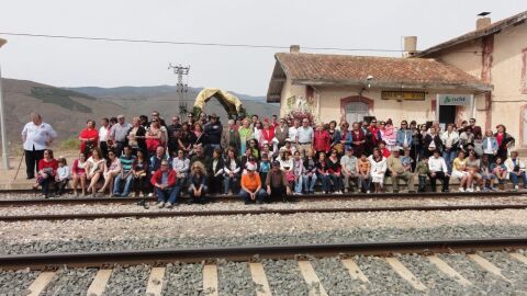 do&ntilde;a maria-romeria ferroviaria