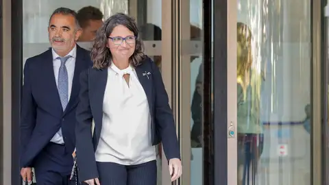 Imagen de archivo de la exvicepresidenta del Consell Mónica Oltra en la ciudad de la Justicia de València. Imagen de archivo de la exvicepresidenta del Consell Mónica Oltra en la ciudad de la Justicia de València.