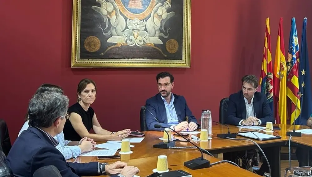 Reunión de los concejales de Movilidad de Alicante y Elche Reunión de los concejales de Movilidad de Alicante y Elche