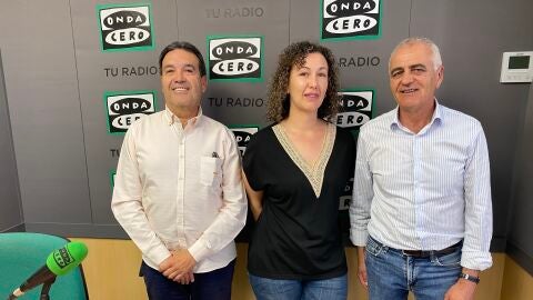 Manuel Rocamora (izquierda), Diamar Mira (centro) y Javier Puebla (derecha).