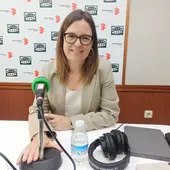 Esther Padilla durante la entrevista Esther Padilla durante la entrevista