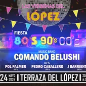 Cartel de la primera verbena en el López de Ayala Cartel de la primera verbena en el López de Ayala