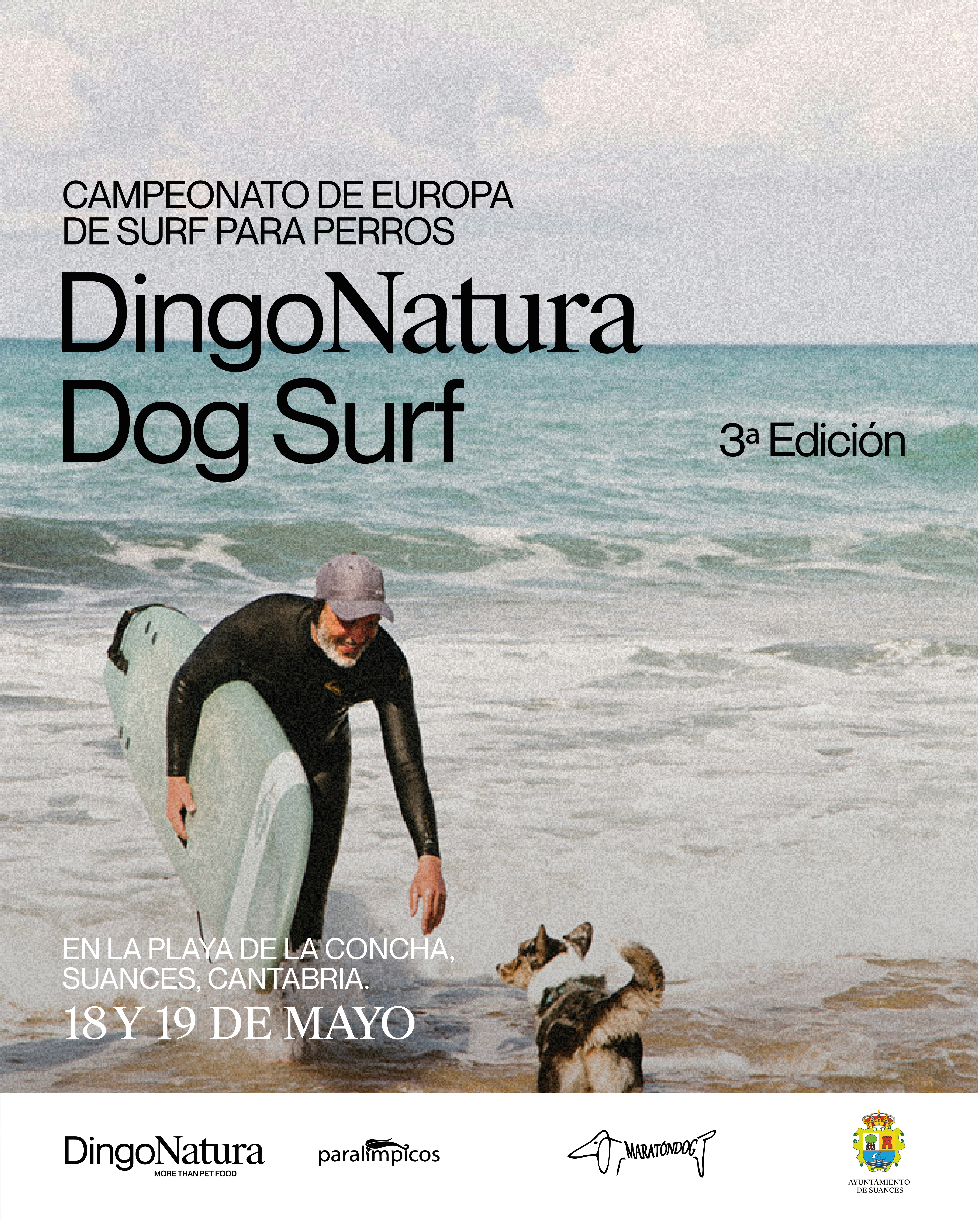 Suances acoge el Campeonato de Europa de surf canino Suances acoge el Campeonato de Europa de surf canino