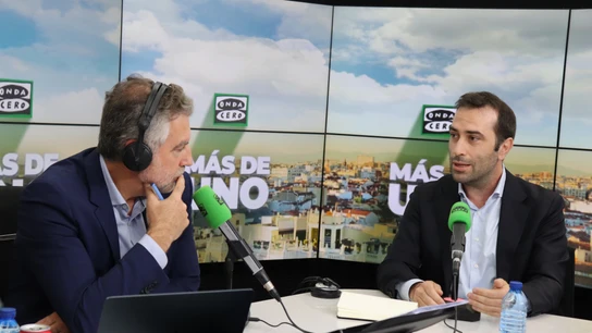 El ministro de Economía, Comercio y Empresa, Carlos Cuerpo, durante la entrevista con Carlos Alsina en 'Más de uno' El ministro de Economía, Comercio y Empresa, Carlos Cuerpo, durante la entrevista con Carlos Alsina en 'Más de uno'