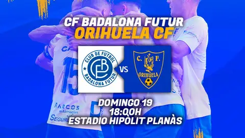El Orihuela CF busca en casa del Badalona el pase a la final de los play off de ascenso a Primera RFEF El Orihuela CF busca en casa del Badalona el pase a la final de los play off de ascenso a Primera RFEF