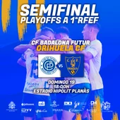 El Orihuela CF busca en casa del Badalona el pase a la final de los play off de ascenso a Primera RFEF El Orihuela CF busca en casa del Badalona el pase a la final de los play off de ascenso a Primera RFEF