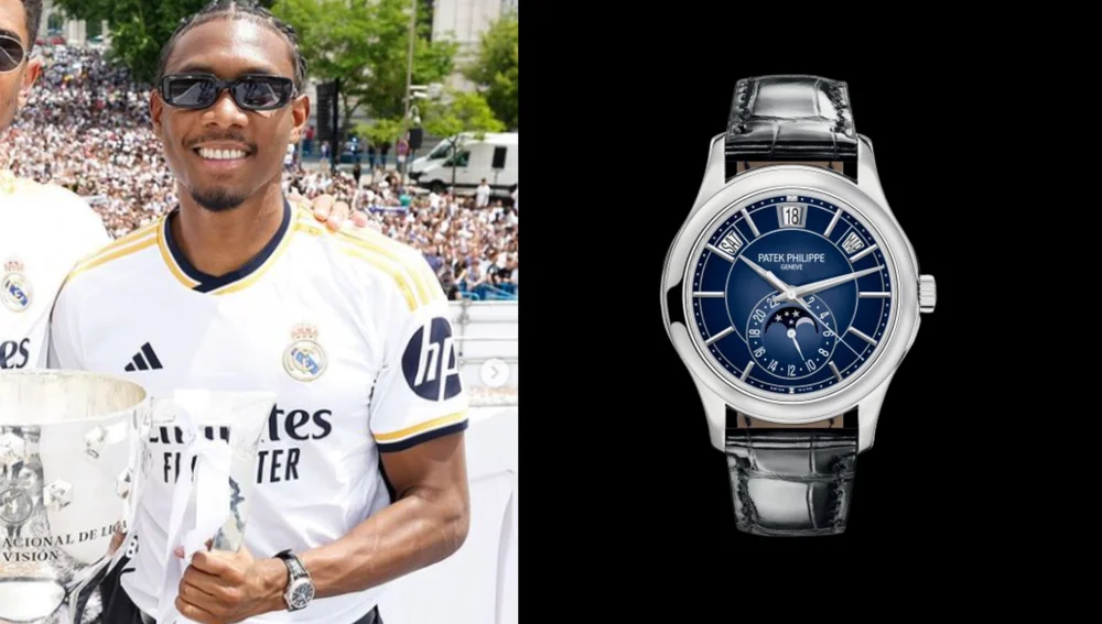 David Alaba llevaba un Patek Philipp David Alaba llevaba un Patek Philipp