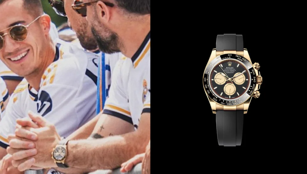 Dani Carvajal con un Rolex Daytona Dani Carvajal con un Rolex Daytona