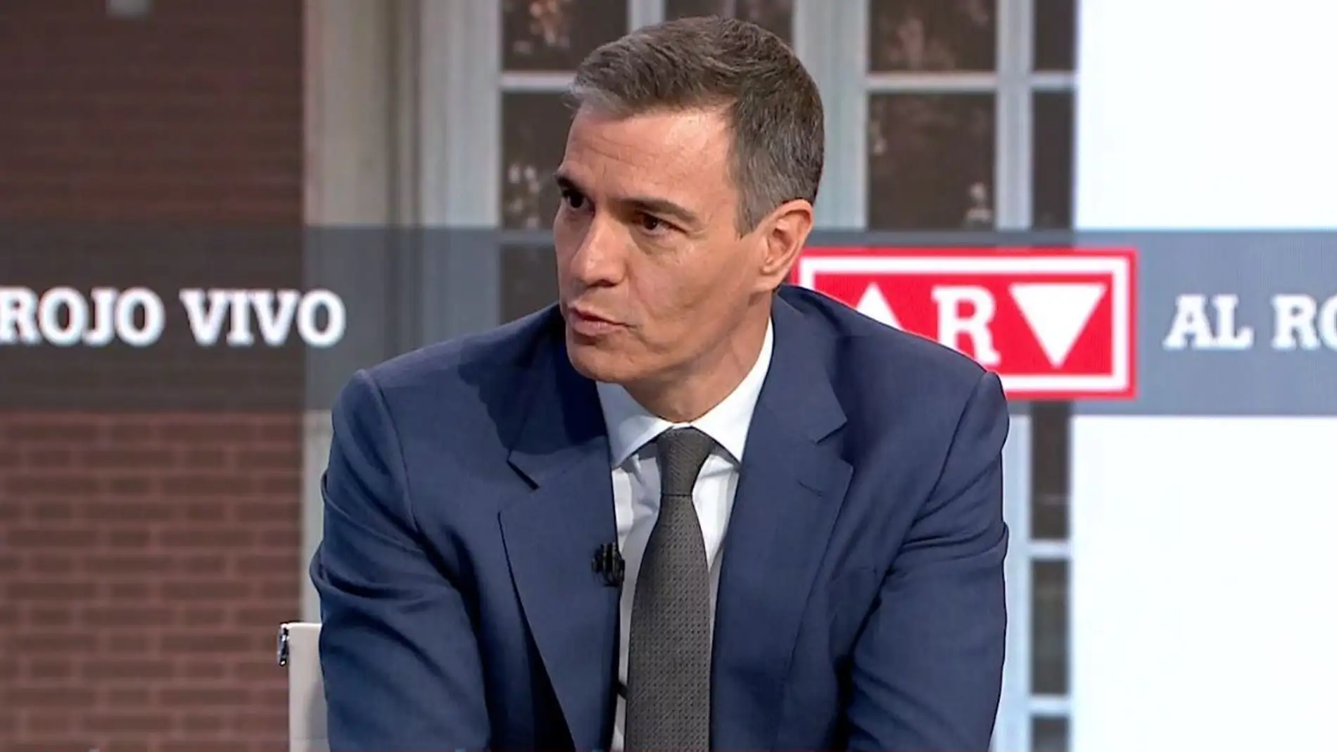 Pedro Sánchez, durante su entrevista en laSexta Pedro Sánchez, durante su entrevista en laSexta