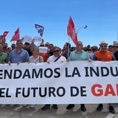 Manifestación de la plantilla de ThyssenKrupp Galmed en El Camp de Morvedre Manifestación de la plantilla de ThyssenKrupp Galmed en El Camp de Morvedre