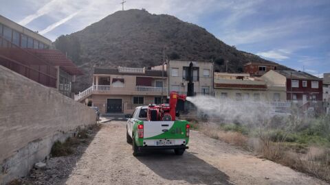 Medio Ambiente refuerza la aplicaci&oacute;n de tratamiento para prevenir plagas de mosquitos y quiron&oacute;midos en el casco urbano, pedan&iacute;as y costa de Orihuela