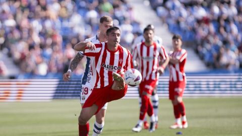 Cote durante el partido