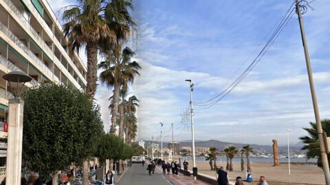 Una vista de El Campello