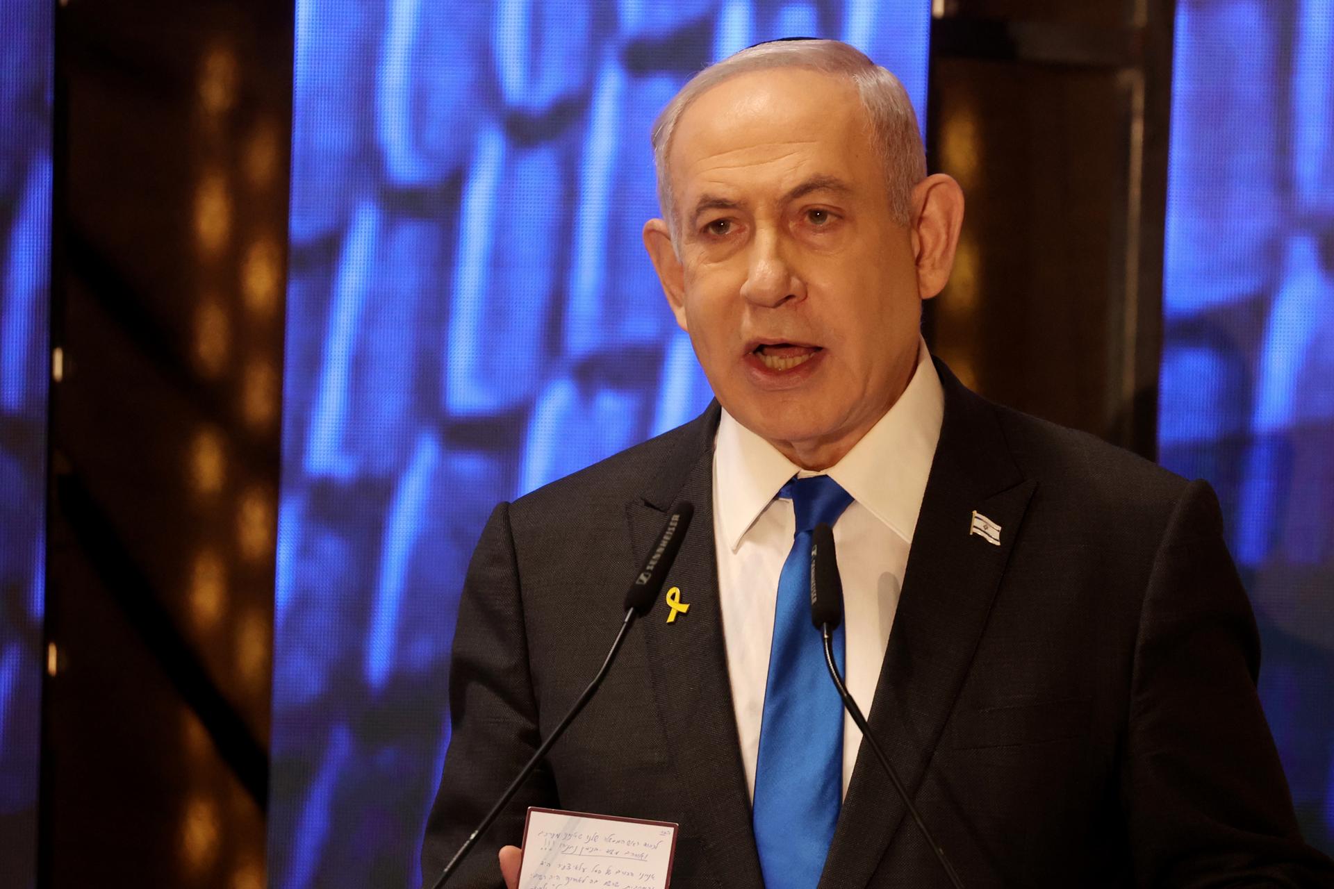 Netanyahu se pronuncia sobre su orden de arresto de la CPI: "¿Cómo osas comparar a Hamás con el Ejército israelí?" Netanyahu se pronuncia sobre su orden de arresto de la CPI: "¿Cómo osas comparar a Hamás con el Ejército israelí?"